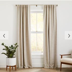 West elm crossweave curtain